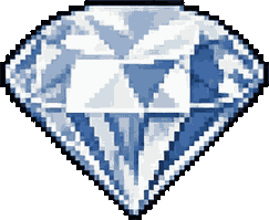 ダイヤモンドのドット絵