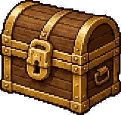 宝箱のドット絵